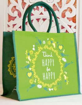 Borsa/Shopper in Juta Fiore della Vita - 4