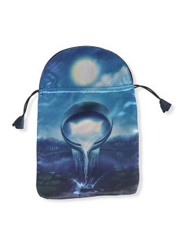 Borsetta per Tarocchi in Raso - Silver Witchcraft - 1