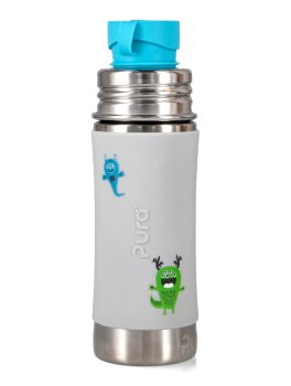 Bottiglia in Acciaio con Tappo Sport - 325 ml - 3
