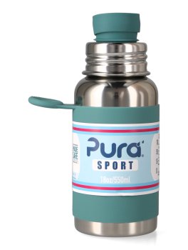 Bottiglia in Acciaio con Tappo Sport - 550 ml - 1