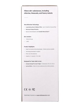 Bottiglia Filtrante in Vetro PitcherPro SMR - Tapp Water - 8