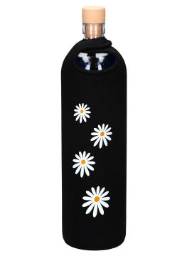 Bottiglia Flaska Neo Design - Black Daisies - 1