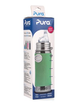 Bottiglia in Acciaio con Beccuccio in Silicone  - 325 ml - 2