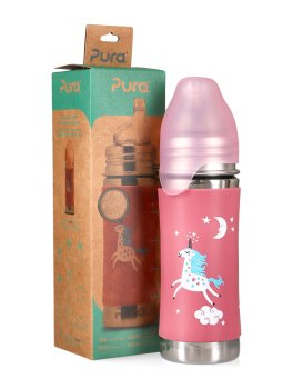 Bottiglia in Acciaio con Beccuccio in Silicone  - 325 ml - 3