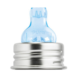 Bottiglia in Acciaio con Beccuccio in Silicone  - 325 ml - 6