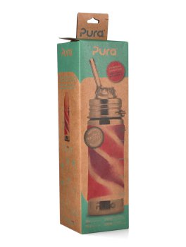 Bottiglia in Acciaio con Cannuccia in Silicone - 325 ml - 5