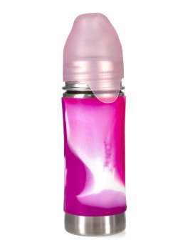Bottiglia in Acciaio con Cannuccia in Silicone - 325 ml - 2