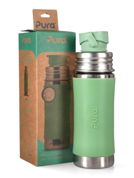 Bottiglia in Acciaio con Tappo Sport - 325 ml - 2