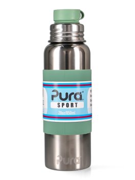 Bottiglia in Acciaio con Tappo Sport - 850 ml - 1