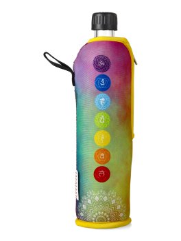Bottiglia in Vetro con Custodia in Neoprene - Chakra - 1