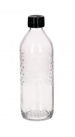 Bottiglia in Vetro "Fiore della Vita" EMIL 0,4l - 1