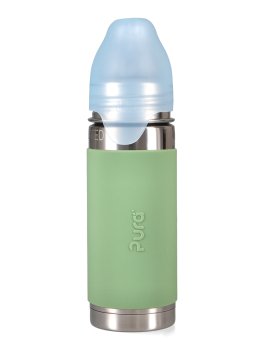 Bottiglia Termica in Acciaio con Beccuccio in Silicone - 260 ml - 2