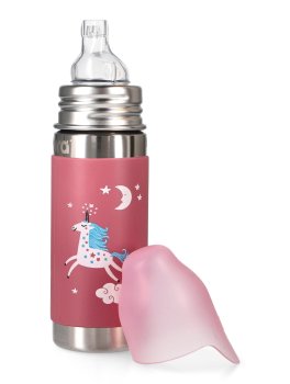 Bottiglia Termica in Acciaio con Beccuccio in Silicone - 260 ml - 4