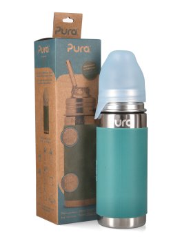 Bottiglia Termica in Acciaio con Cannuccia in Silicone - 260 ml - 5