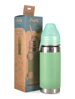 Bottiglia Termica in Acciaio con Cannuccia in Silicone - 260 ml - 5