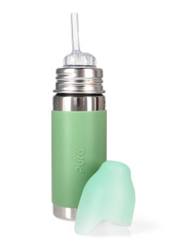 Bottiglia Termica in Acciaio con Cannuccia in Silicone - 260 ml - 3