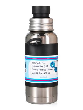 Bottiglia Termica in Acciaio con Tappo Sport - 475ml - 4