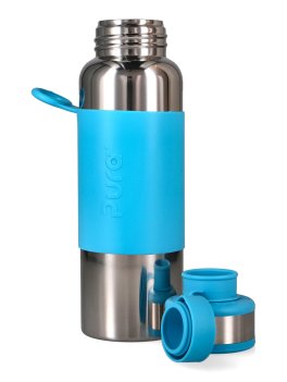 Bottiglia Termica in Acciaio con Tappo Sport - 650 ml - 3