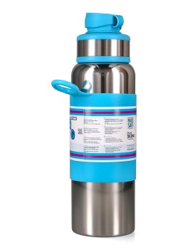 Bottiglia Termica in Acciaio con Tappo Sport - 650 ml - 6