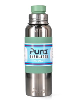 Bottiglia Termica in Acciaio con Tappo Sport - 650 ml - 2