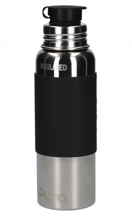 Bottiglia Termica in Acciaio con Tappo Sport - 650 ml - 1