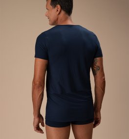 Boxer Uomo in Fibra di Faggio - Blu - 2