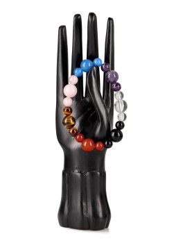 Bracciale 7 Chakra con Pietre Piccole e Grandi - 1