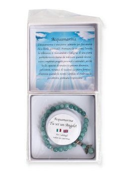 Bracciale Angelo Custode Acquamarina - 2
