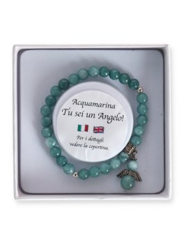 Bracciale Angelo Custode Acquamarina - 3