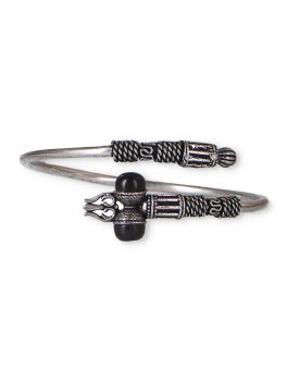 Bracciale Argentato con Pietre - 1