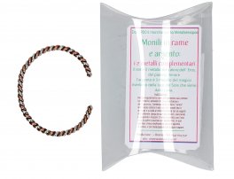 Bracciale Artigianale "Arwen" in Argento e Rame - Grande - 2