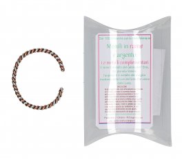 Bracciale Artigianale "Arwen" in Argento e Rame - 2