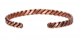 Bracciale Artigianale "Arwen" in Rame con Filo Grosso - 2