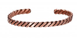 Bracciale Artigianale "Arwen" in Rame con Filo Grosso - 3