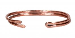 Bracciale Artigianale "Lydia" in Rame Battuto - 2