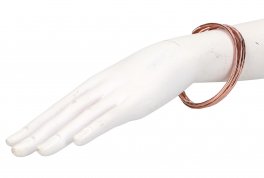 Bracciale Artigianale "Menelao" in Rame Battuto - 1