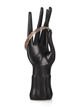 Bracciale artigianale "Menelaos" 3 Metalli: Rame, Argento e Ottone - 1