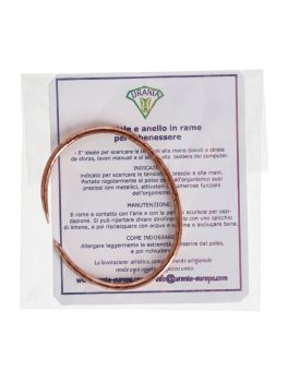 Bracciale Artigianale Regolabile in Rame Battuto "Bilbo" - 2