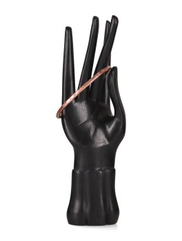 Bracciale Artigianale Regolabile in Rame Battuto "Bilbo" - 1
