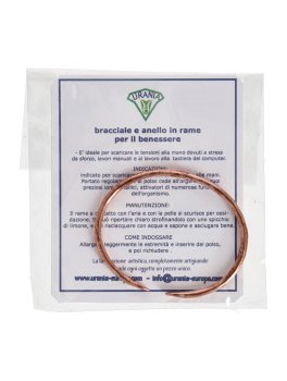 Bracciale Artigianale Regolabile in Rame Battuto "Bilbo" - 2