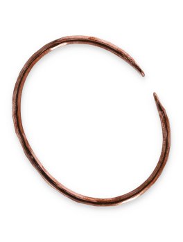 Bracciale Artigianale Regolabile in Rame Battuto "Bilbo" - 3