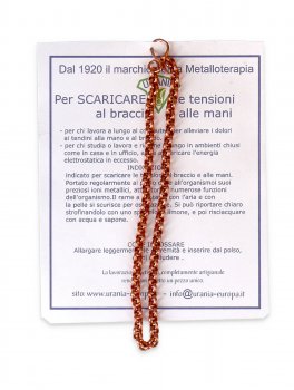 Bracciale Artigianale Regolabile in Rame con Catena Fine - 4