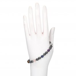 Bracciale Chakra con Gancino e Separatori in Ematite - 2