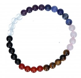 Bracciale con Pietre Burattate - 7 Chakra - 1