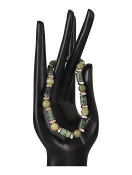 Bracciale dei Desideri con 2 Pietre ed Ematite Sfaccettata Rosè - 3