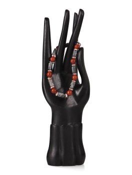 Bracciale dei Desideri con 2 Pietre ed Ematite Sfaccettata Rosè - 2