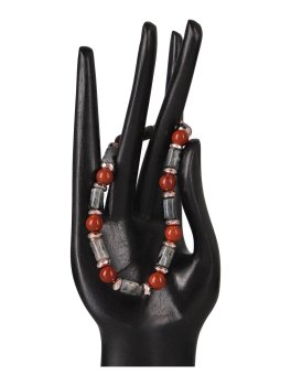 Bracciale dei Desideri con 2 Pietre ed Ematite Sfaccettata Rosè - 3