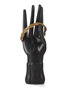 Bracciale in  Oro Vegetale Dourado - Intreccio con Fascia - 2