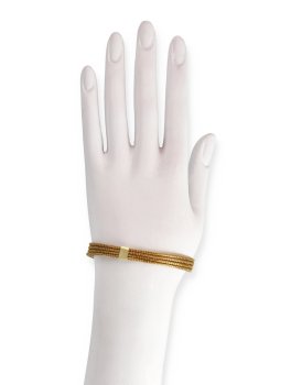 Bracciale in Oro Vegetale - Fascia - 4