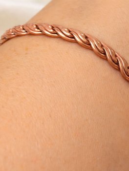 Bracciale in Rame Intrecciato "Catena Tinuviel" - 4